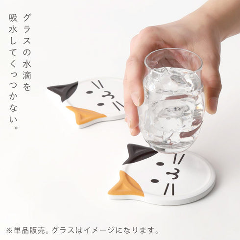 みけねこ 吸水コースター.|s2